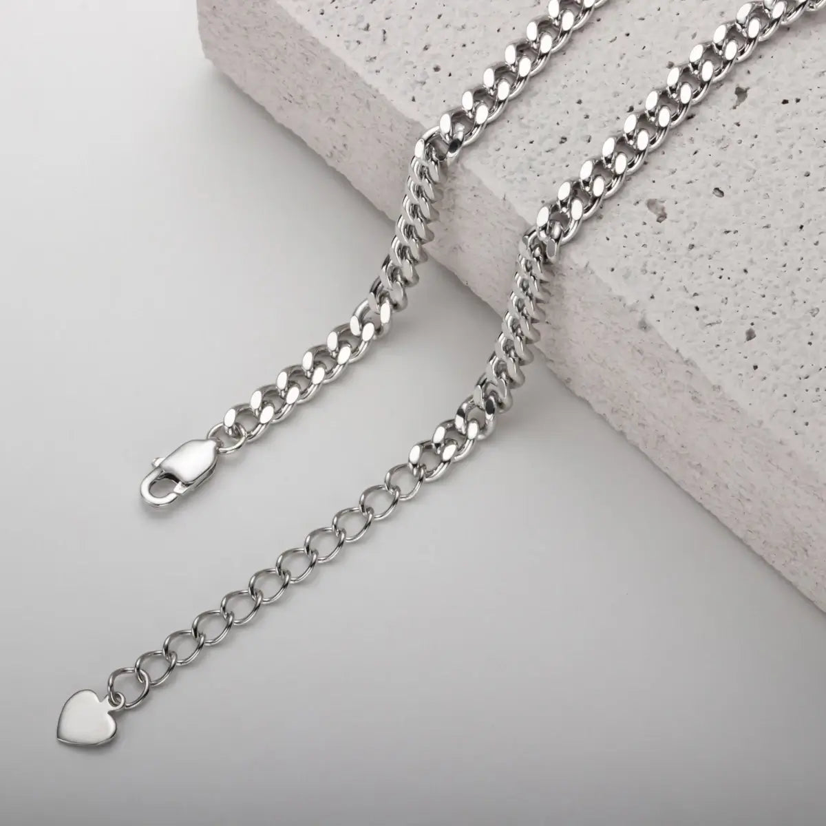 Pulseira Prata 925 Moissanite Corte Almofada Corrente Cubana