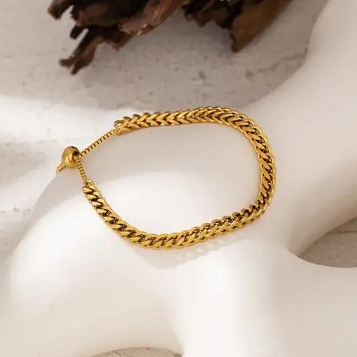 Pulseira Banho Ouro 18K Elos