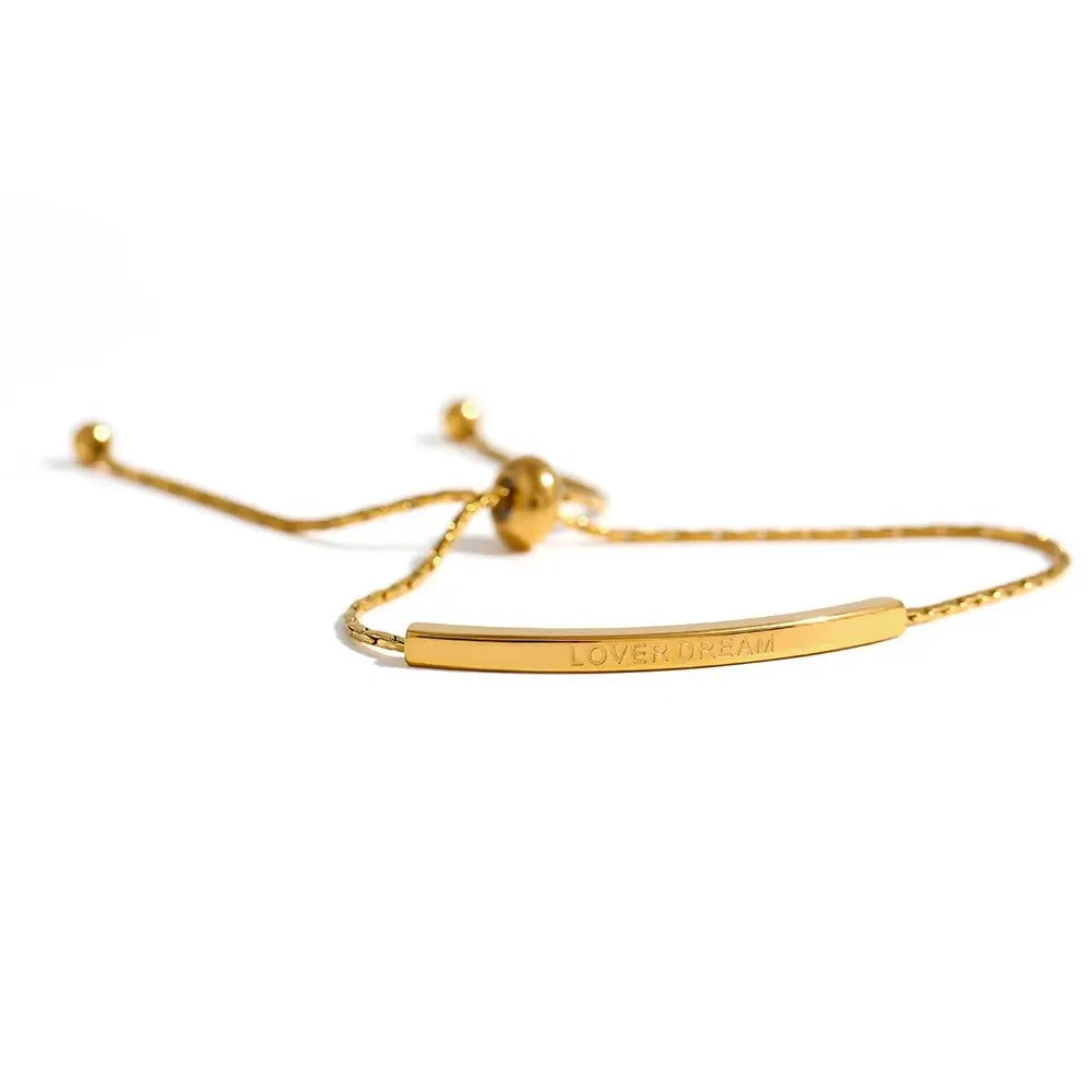 Pulseira Banho Ouro 18K Fina Elegante