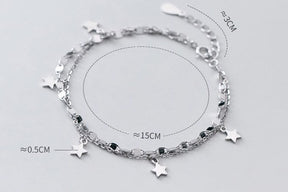 Pulseira Prata 925 Estrela